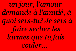 amour- amitier